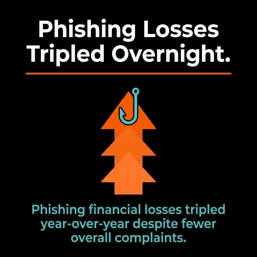 Phishing Losses Tripled Overnight