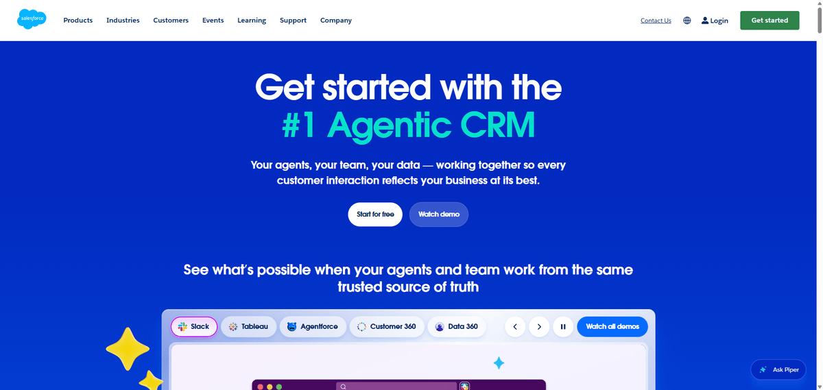 Salesforce Website
