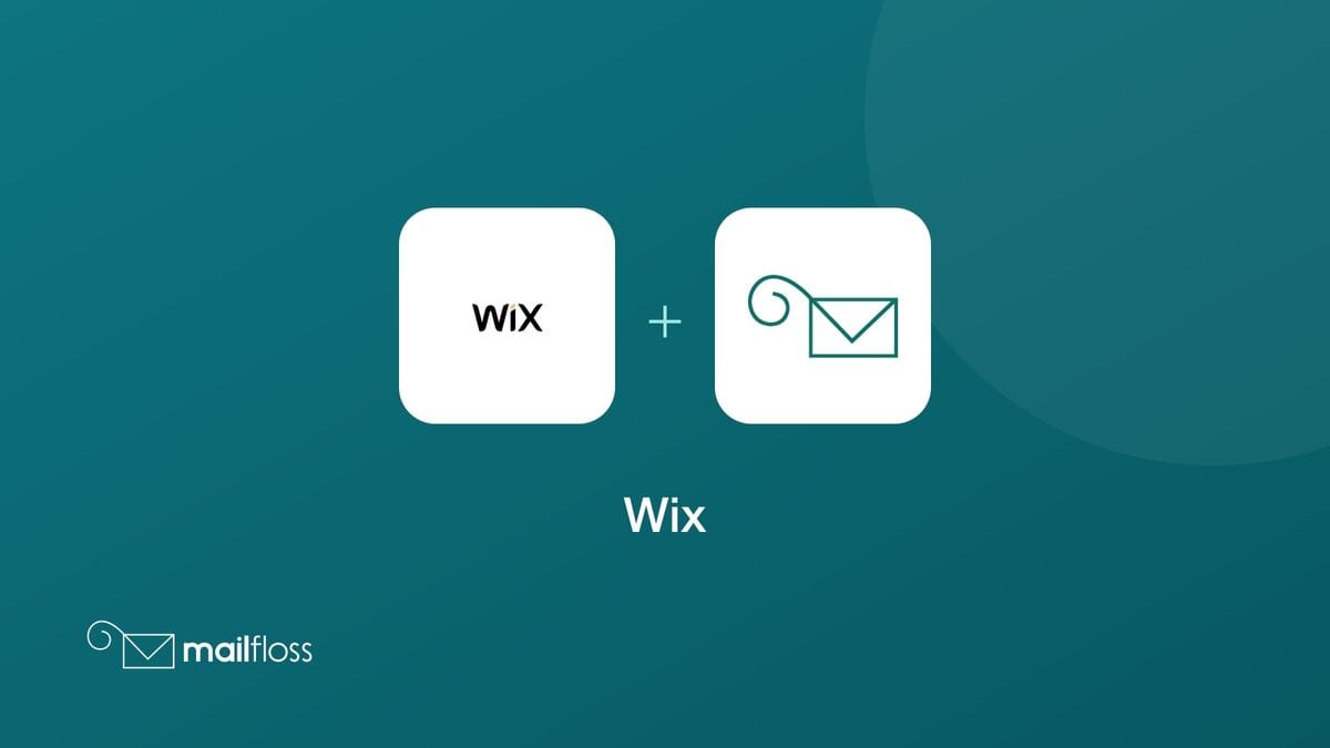 wix integrated with mailfloss