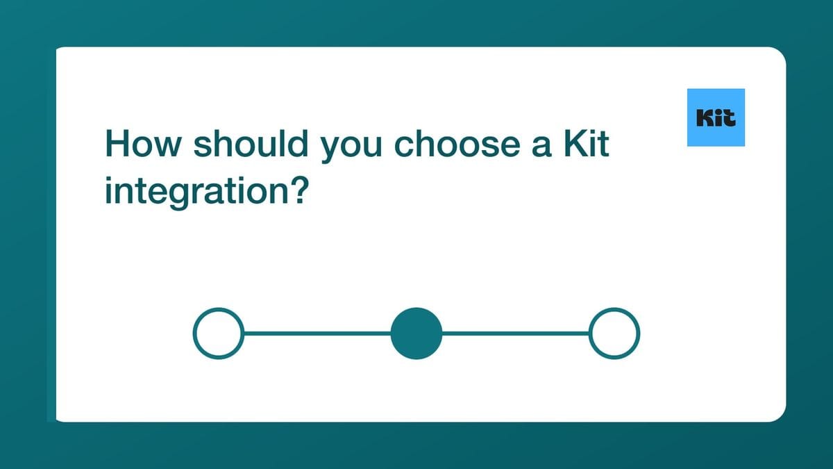 Kit integration events mapped to subscriber records and Visual Automation responses