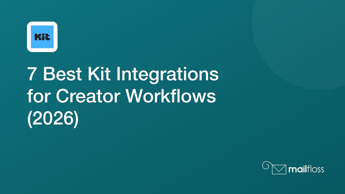 Seven creator workflows feeding Forms, Tags, purchases, and automation events into one Kit subscriber record