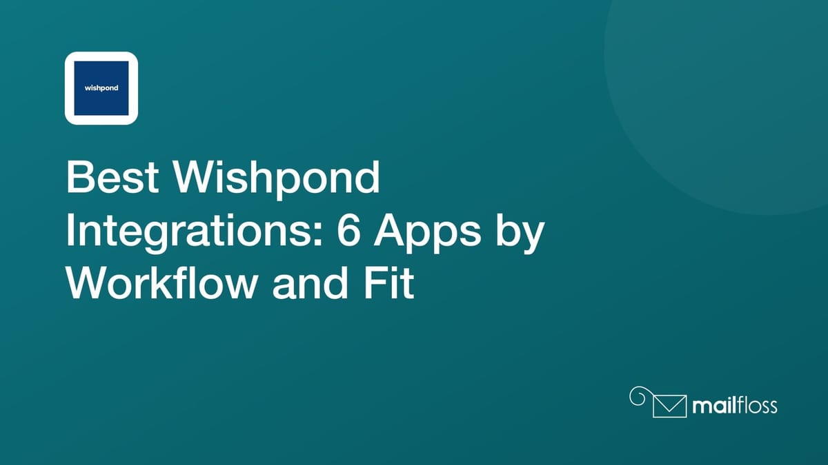 Wishpond integration choices grouped by landing-page chat, campaign exports, lead-list routing, and email hygiene.