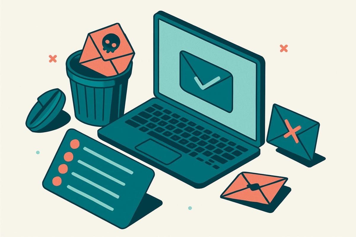 Illustration: How do disposable email addresses hurt your email list?