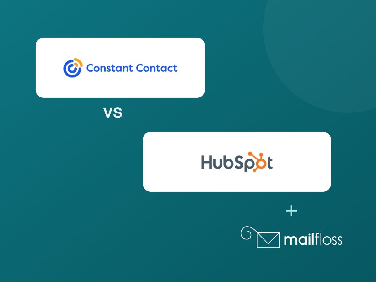 Constant Contact vs HubSpot (vs mailfloss): Which Email Marketing Stack Fits Your Business in 2026? — comparison hero
