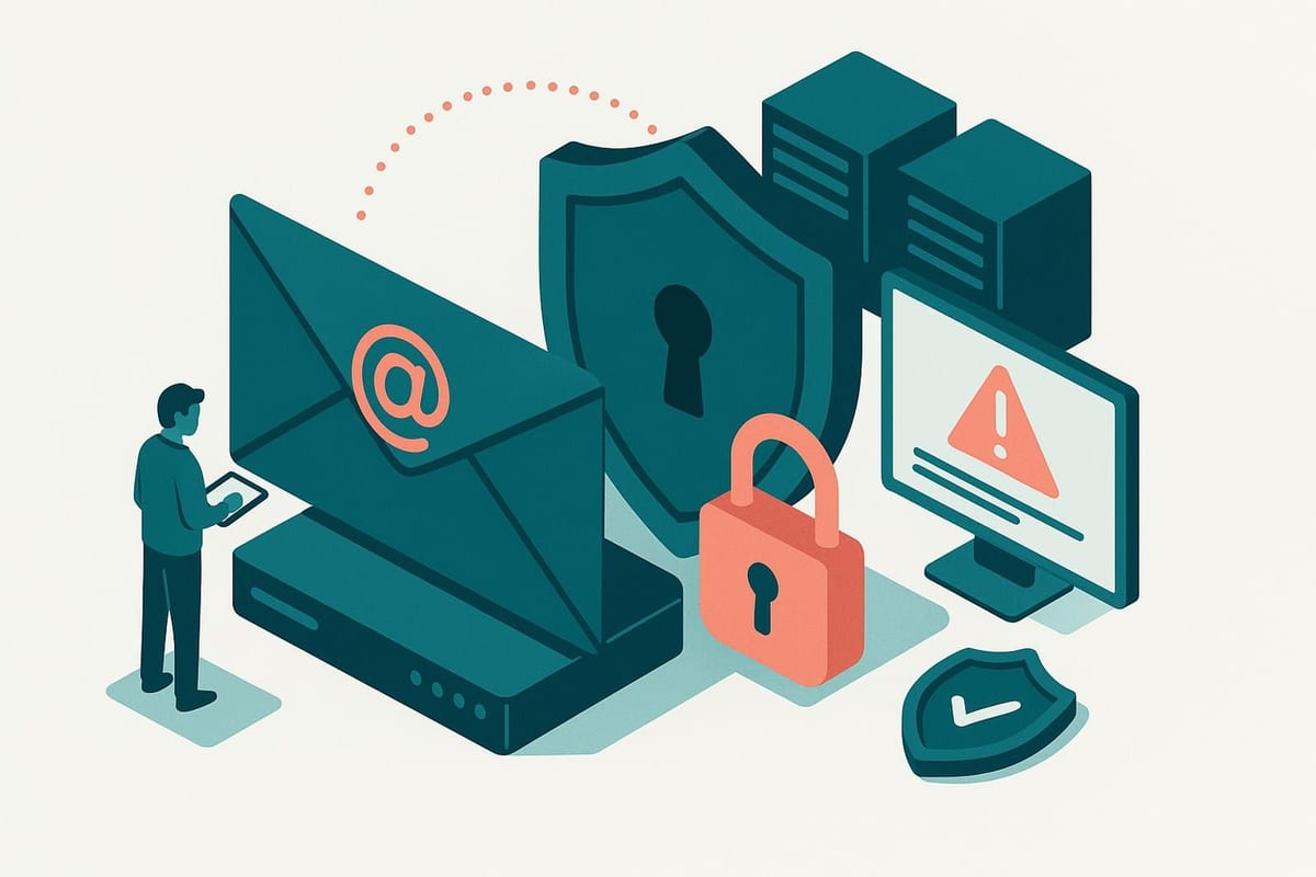 Illustration for "Email Domain Security: Protecting Your Reputation"