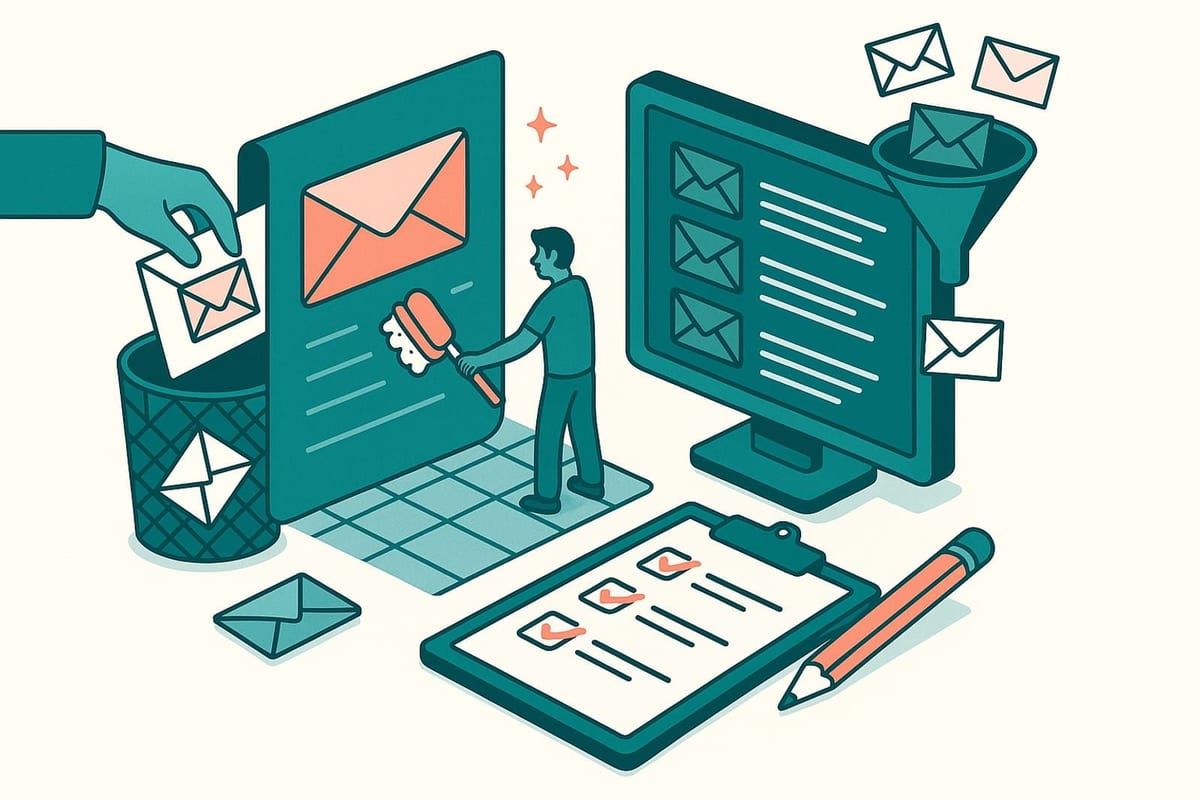 Illustration for "Email Hygiene: 6 Useful Tips to Keep Your Lists Clean"