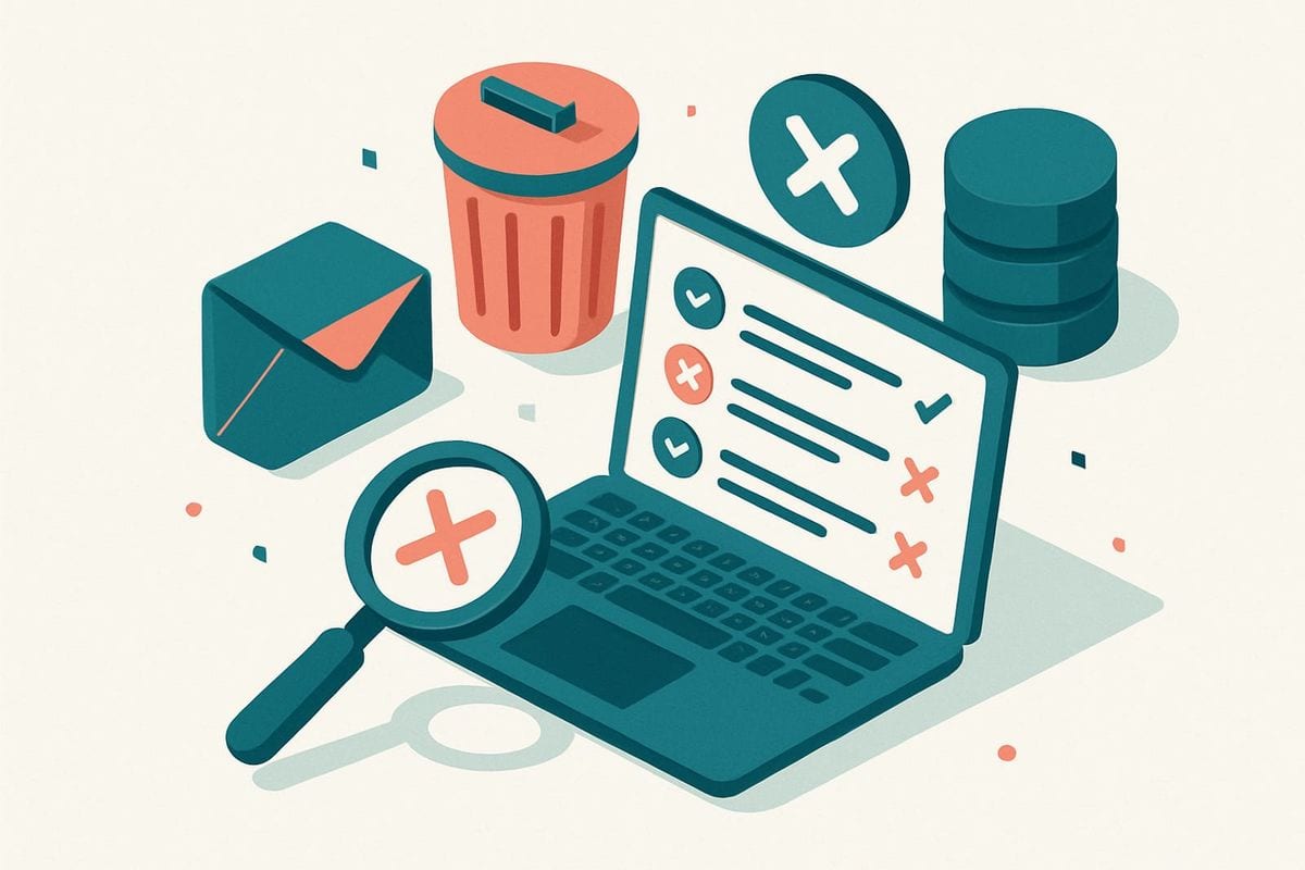Illustration: 1. Remove Invalid and Outdated email addresses