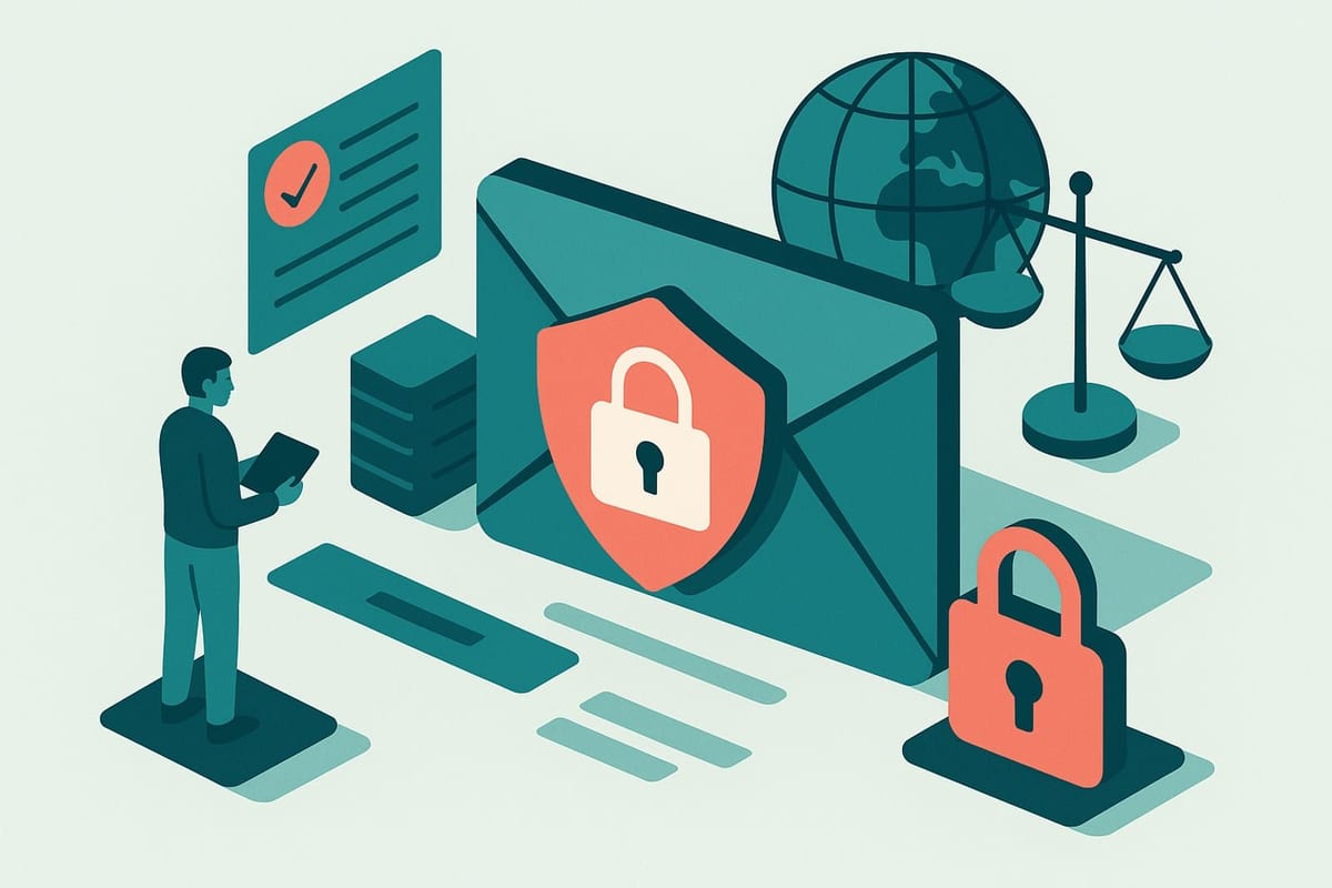 Illustration for "Email Privacy Compliance: Global Regulations Guide"