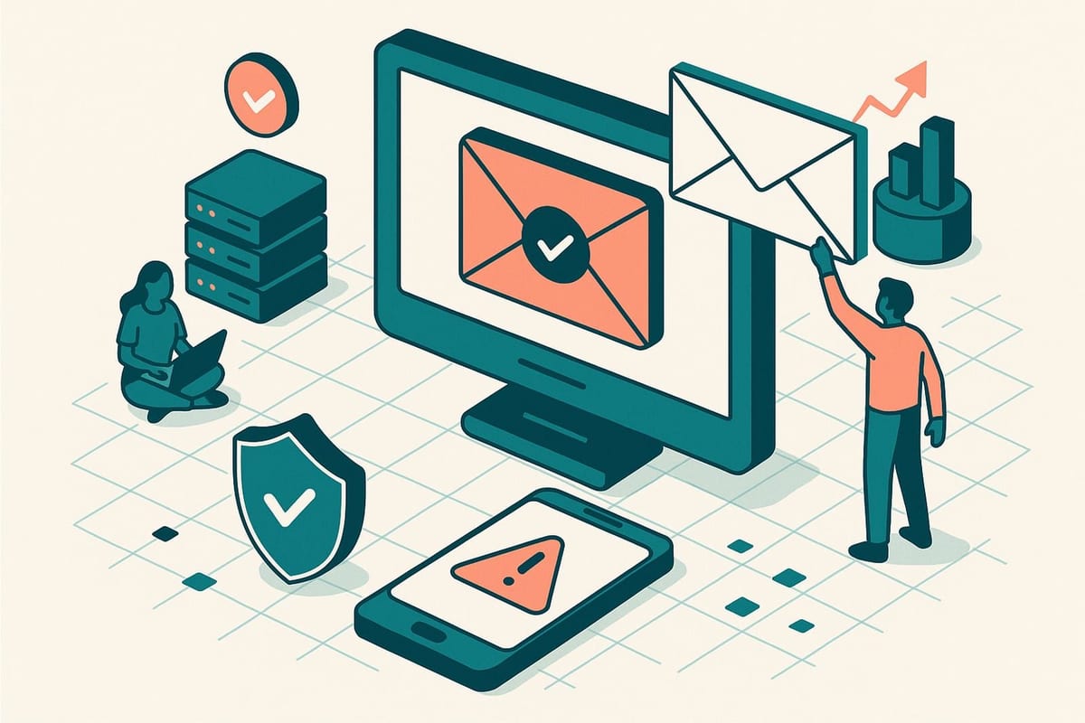 Illustration for "Email Validation Best Practices: Ensuring High Delivery Rates in 2025"