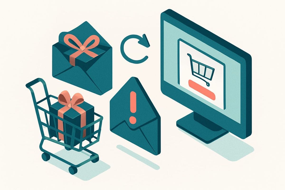 Illustration: Abandoned Cart Recovery with Holiday Urgency