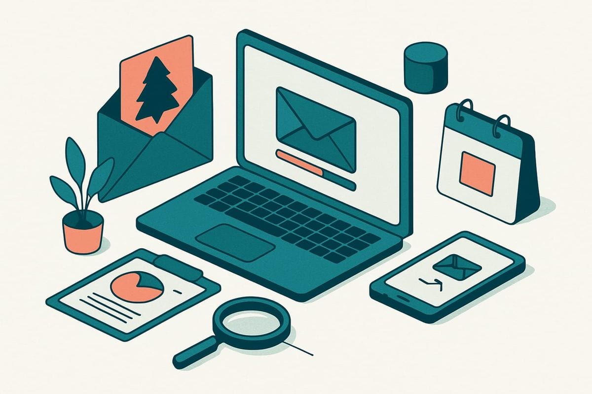 Illustration: Pre-Holiday Email List Preparation