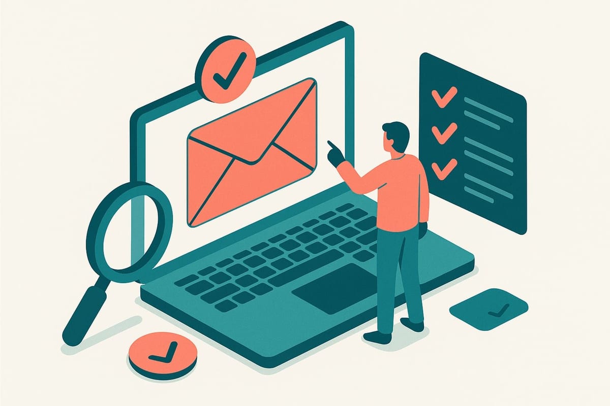 Illustration for "How to Verify an Email Address"