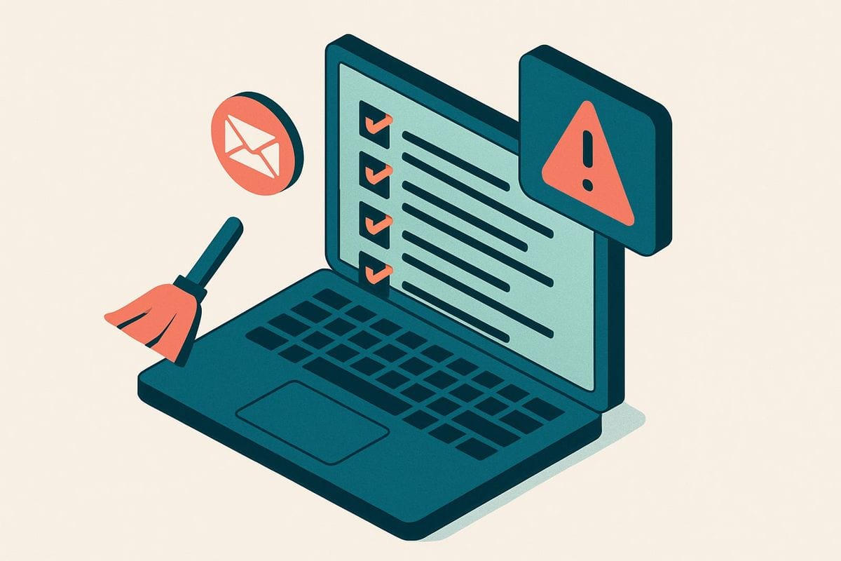 Illustration: 4. Select the cleanup features