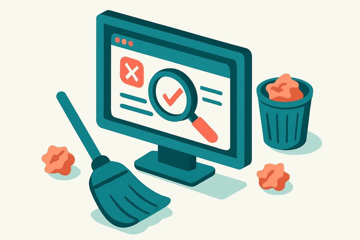 Illustration: 2. Begin with Typo Fixer and daily cleanup