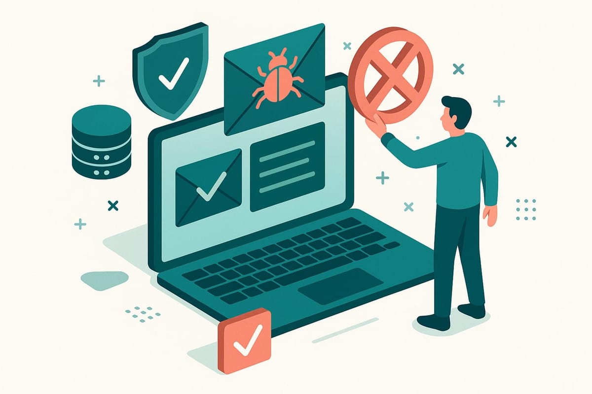 Illustration for "How to Reduce Spam Signups in Benchmark Email"