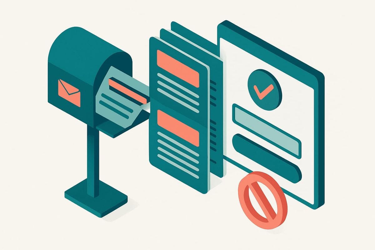 Illustration: 1. Choose the Benchmark newsletters that receive signups