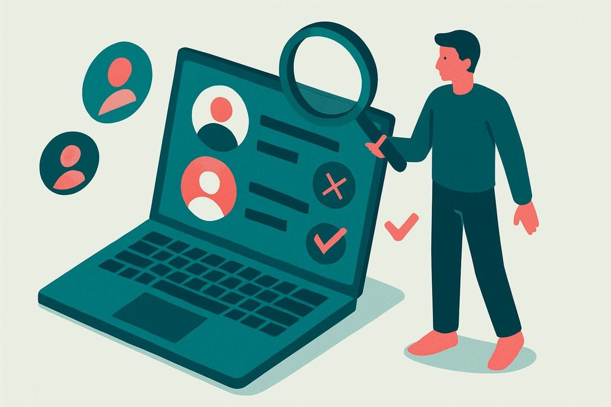 Illustration: 4. Recheck the contacts that remain