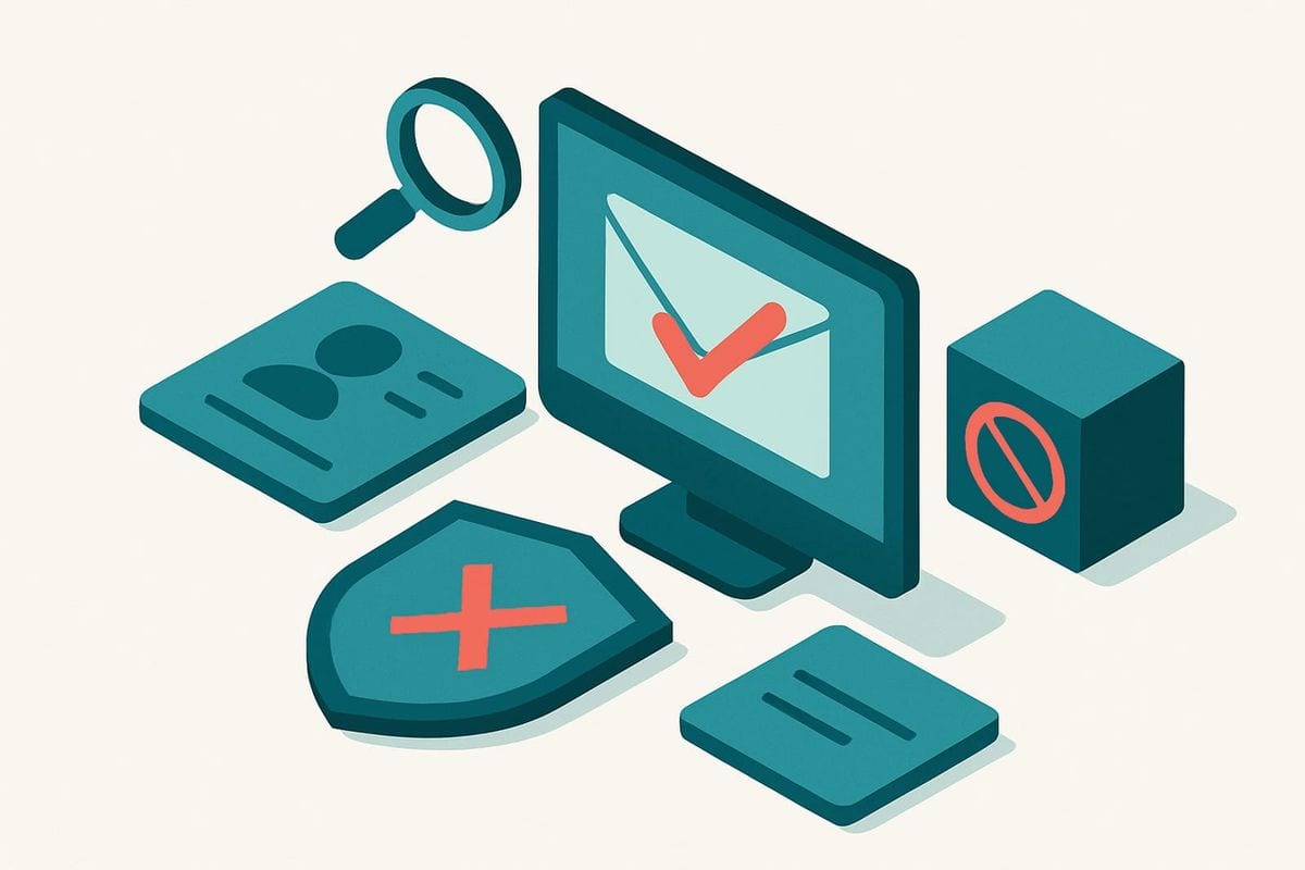 Illustration: Where does email verification stop?
