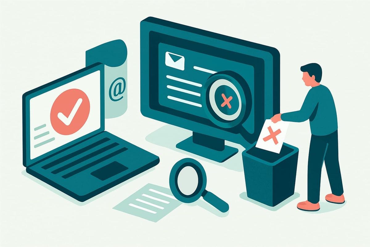 Illustration: How does mailfloss compare with manual Campaign Monitor cleanup?