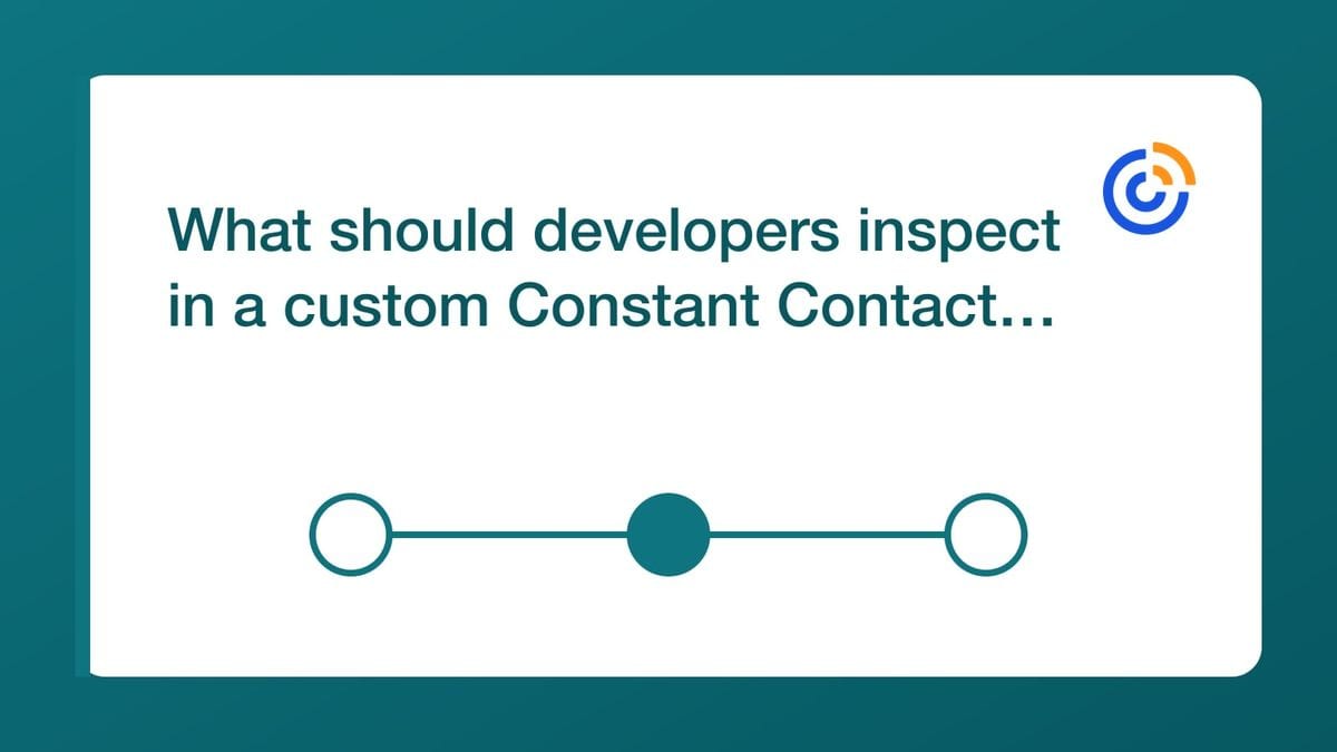 What should developers inspect in a custom Constant Contact signup route? — mailfloss
