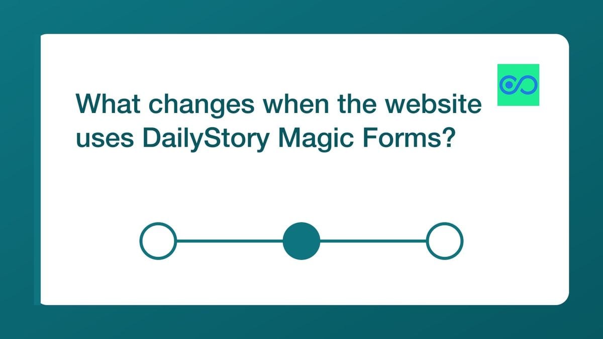 What changes when the website uses DailyStory Magic Forms? — mailfloss