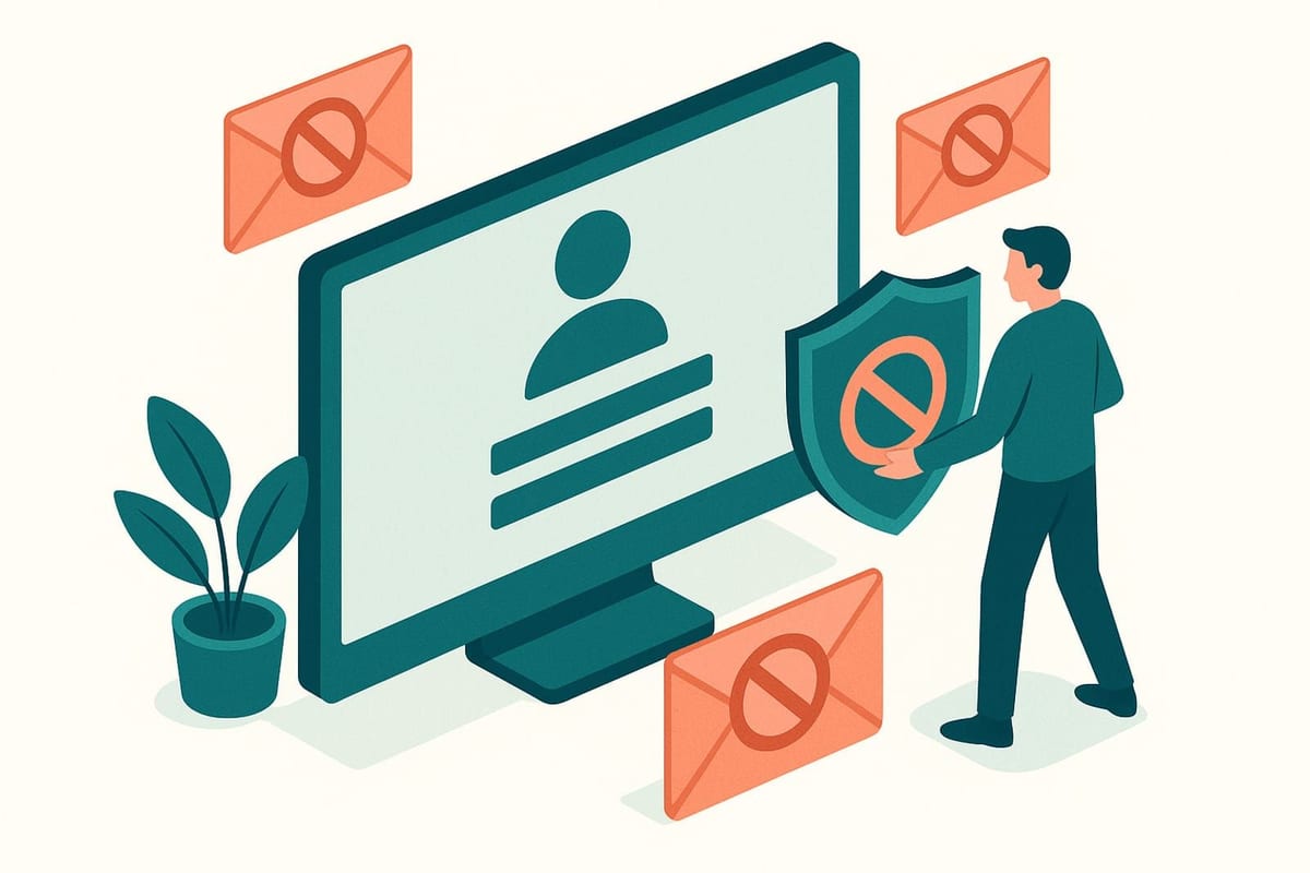 Illustration for "How to Reduce Spam Signups in Emma"
