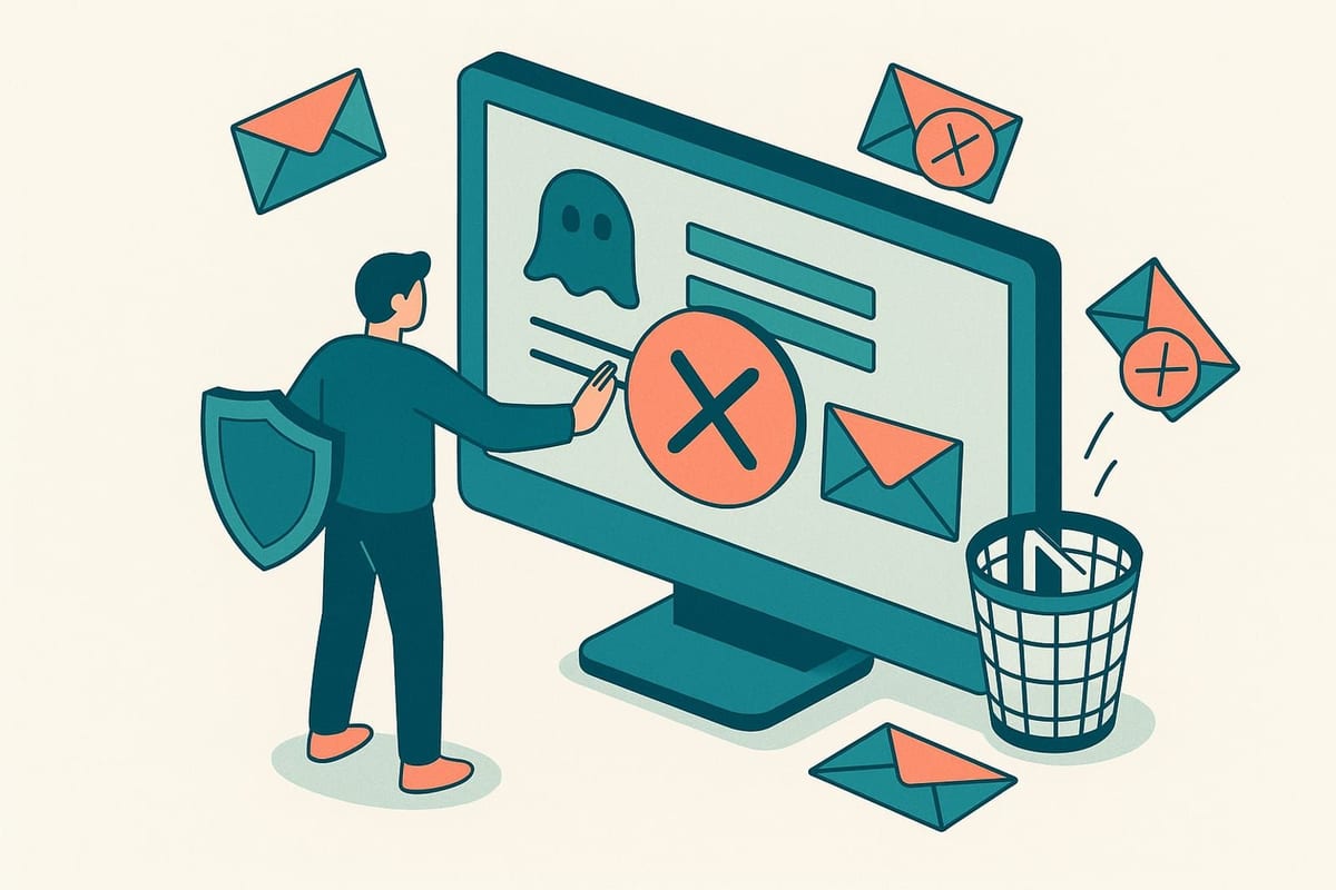 Illustration for "How to Reduce Spam Signups in Ghost"