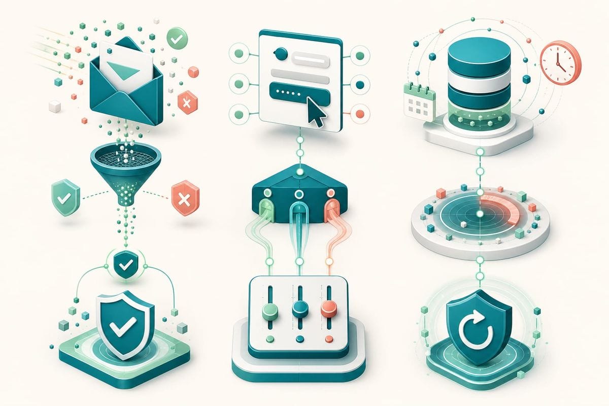 Decision framework separating Gist address quality, signup intent, and contact age