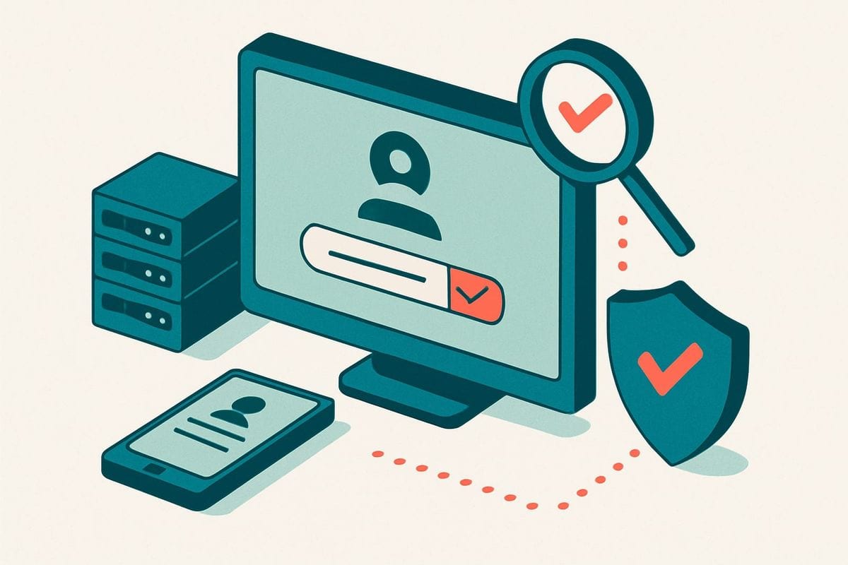 Illustration: Layer 2: verify new signups in real time