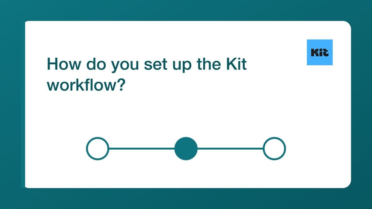 Kit newsletters selected for an automatic first sync with connection-specific cleanup rules