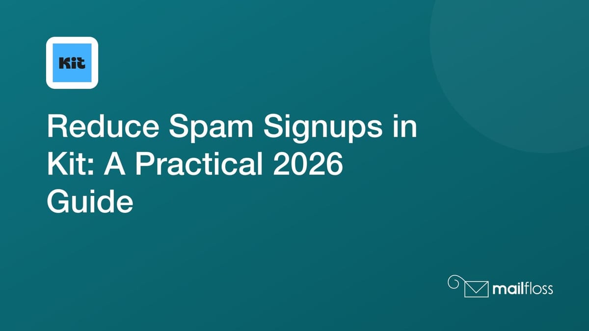 New Kit signups moving through real-time, daily, and scheduled email-verification checks