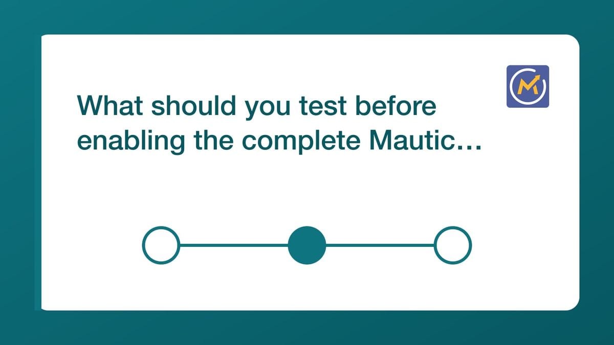 Blank Mautic acceptance worksheet connecting signup tests to Campaign sources, eligibility decisions, and first-send observa