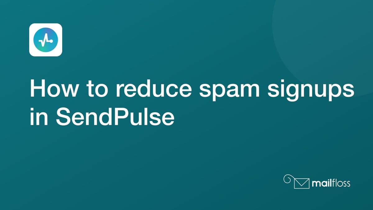 SendPulse email and website forms follow separate checks before verification and the first marketing email.