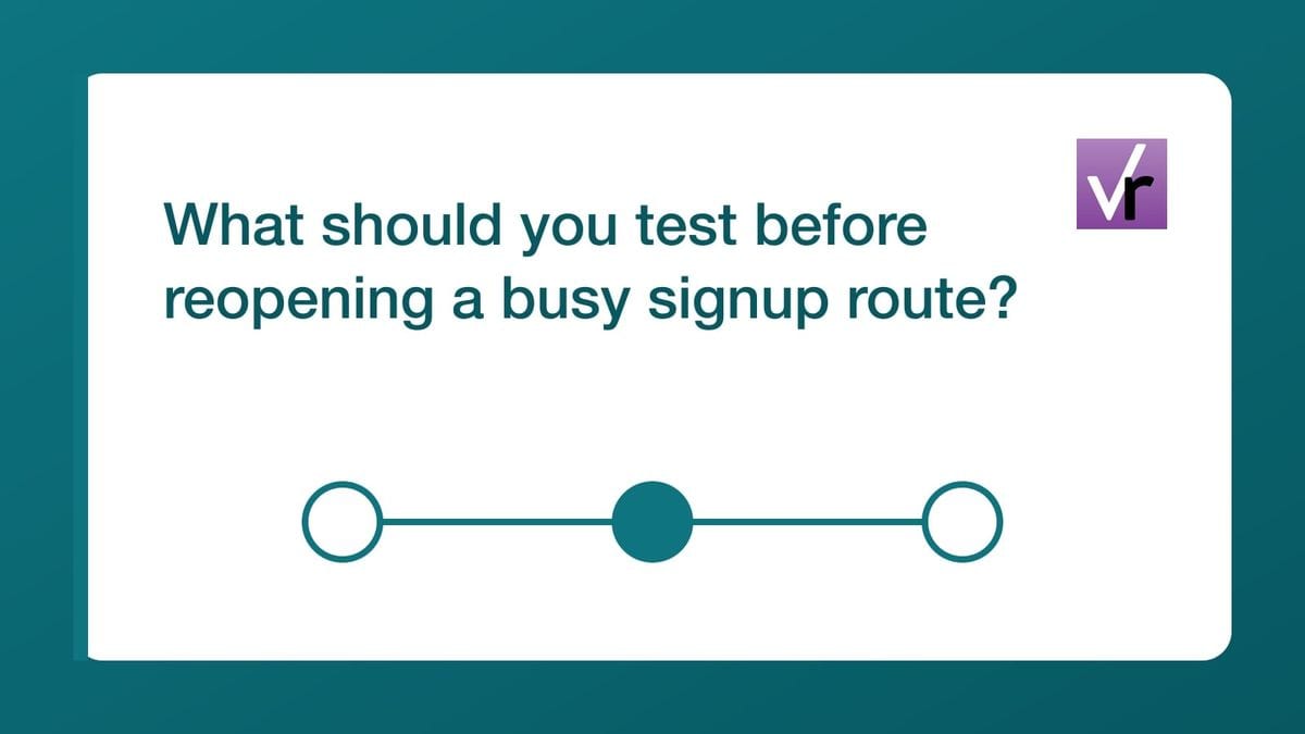 Proposed VerticalResponse tests compare unconfirmed and confirmed submissions and record verification and follow-up timing.