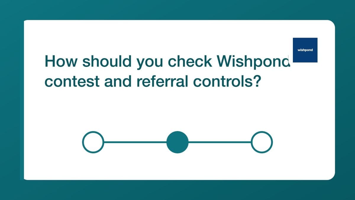 Separate checks for Wishpond video contest participation and a Viral Loops referral's confirmation state and destination lis