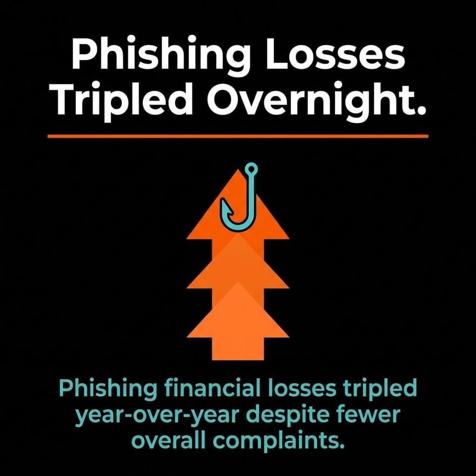 Phishing Losses Tripled Overnight