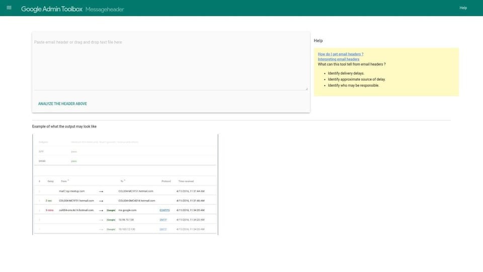 Screenshot of https://toolbox.googleapps.com/apps/messageheader/