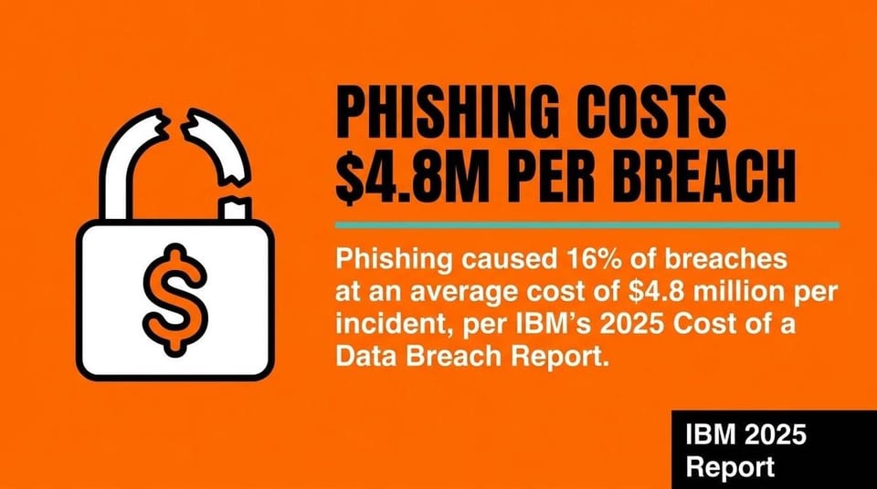 Phishing Costs $4.8M Per Breach