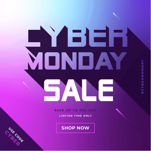Cyber Monday sale