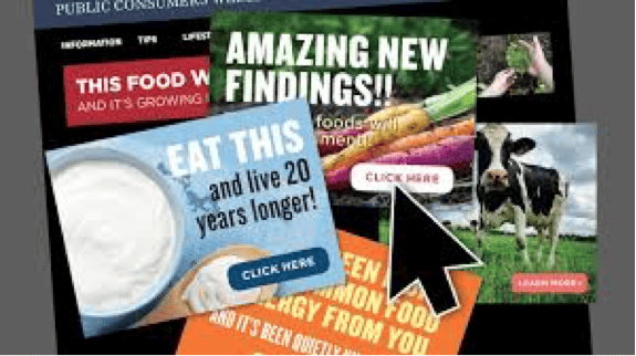 Clickbaity advertisements