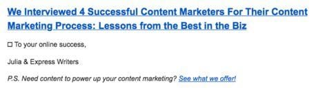 Express writers blog plug