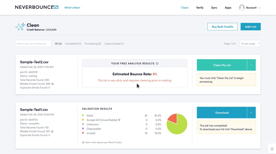 NeverBounce vs ZeroBounce vs mailfloss: Tested And Compared In-Depth [February 2025]