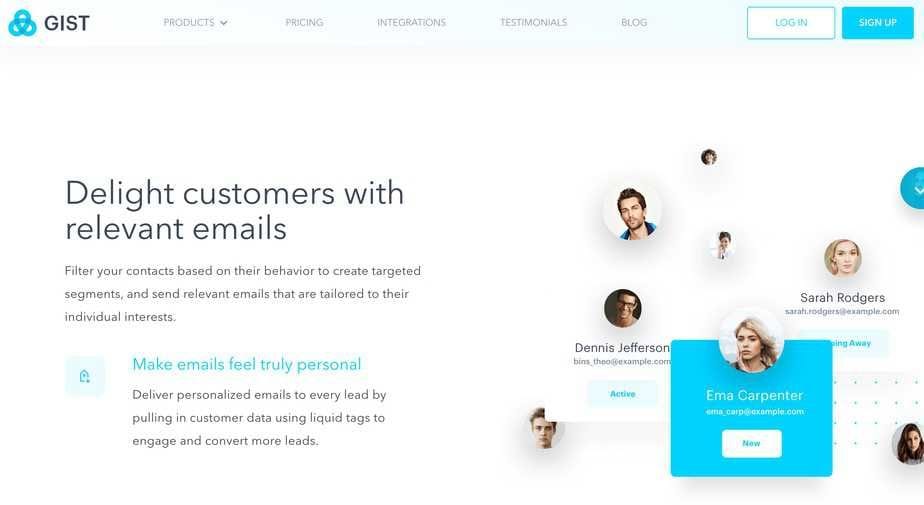 Gist Email Marketing