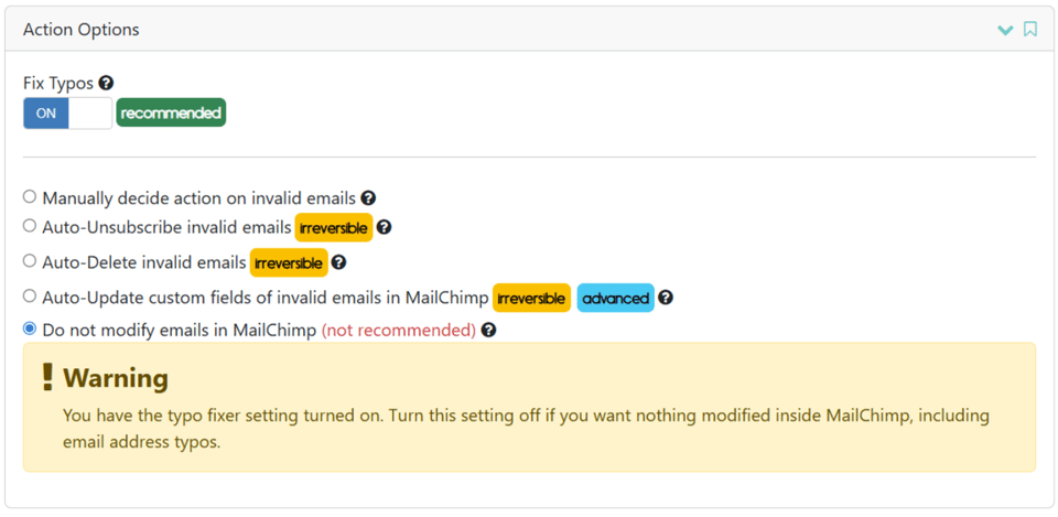 mailfloss automatically fixing email typos