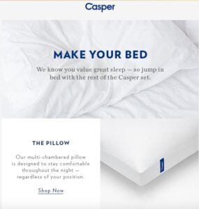 Casper bed