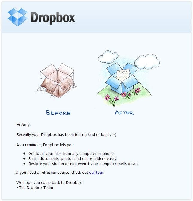 Dropbox example