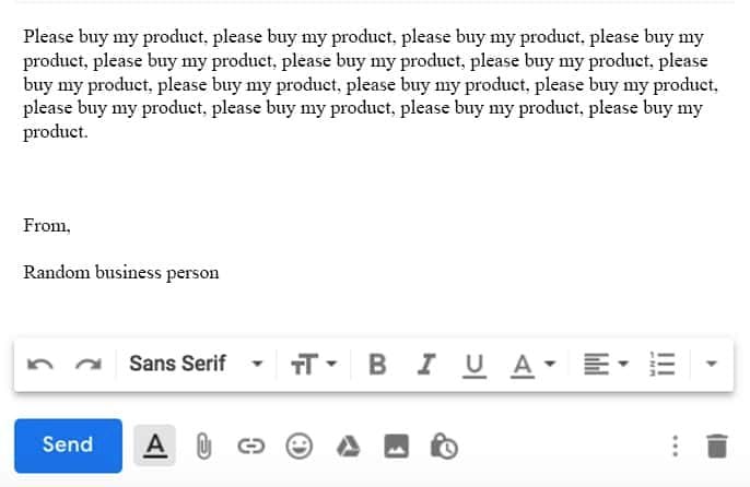 Please buy my product
