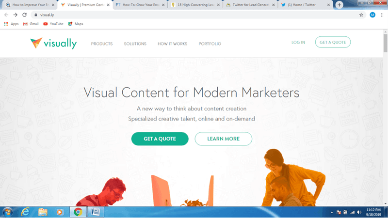 visually's learning center