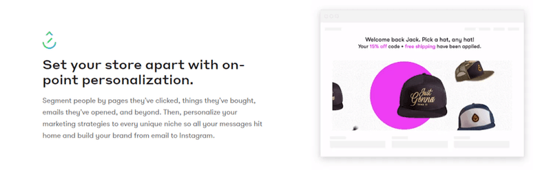 Drip personalization