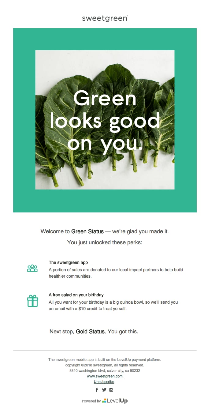 Sweetgreen sweet talks their audience